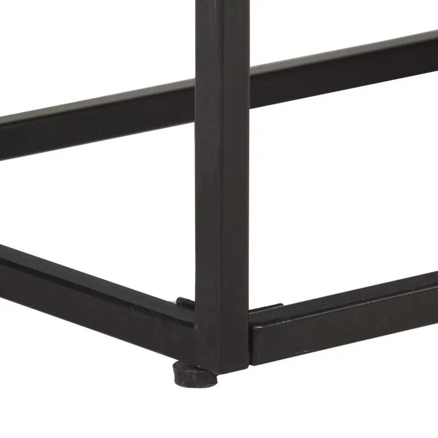 Meuble TV 130x30x45 cm Bois de manguier brut - 7