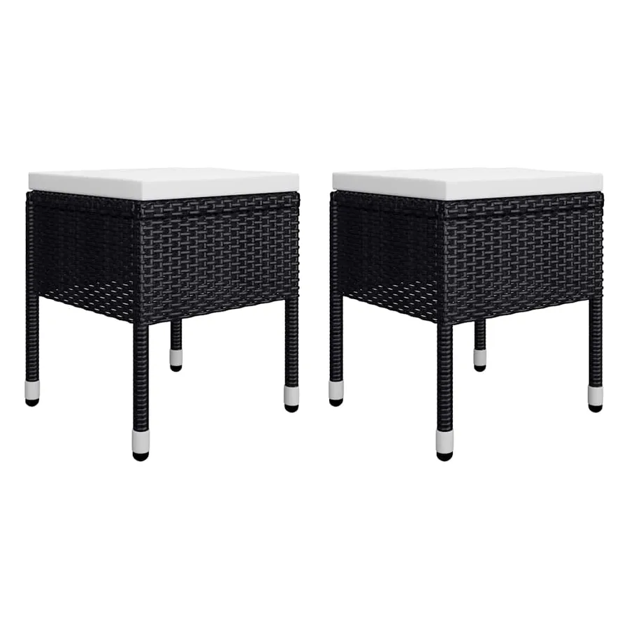 Ensemble à manger de jardin 9 pcs Noir - 13