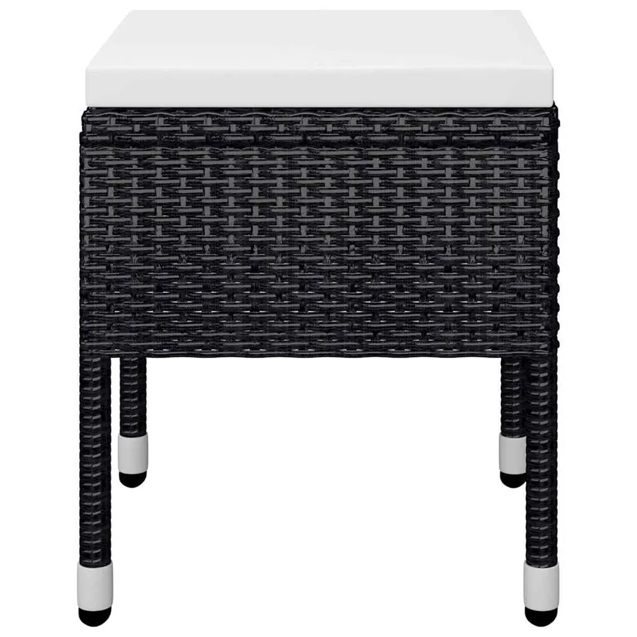 Ensemble à manger de jardin 9 pcs Noir - 15