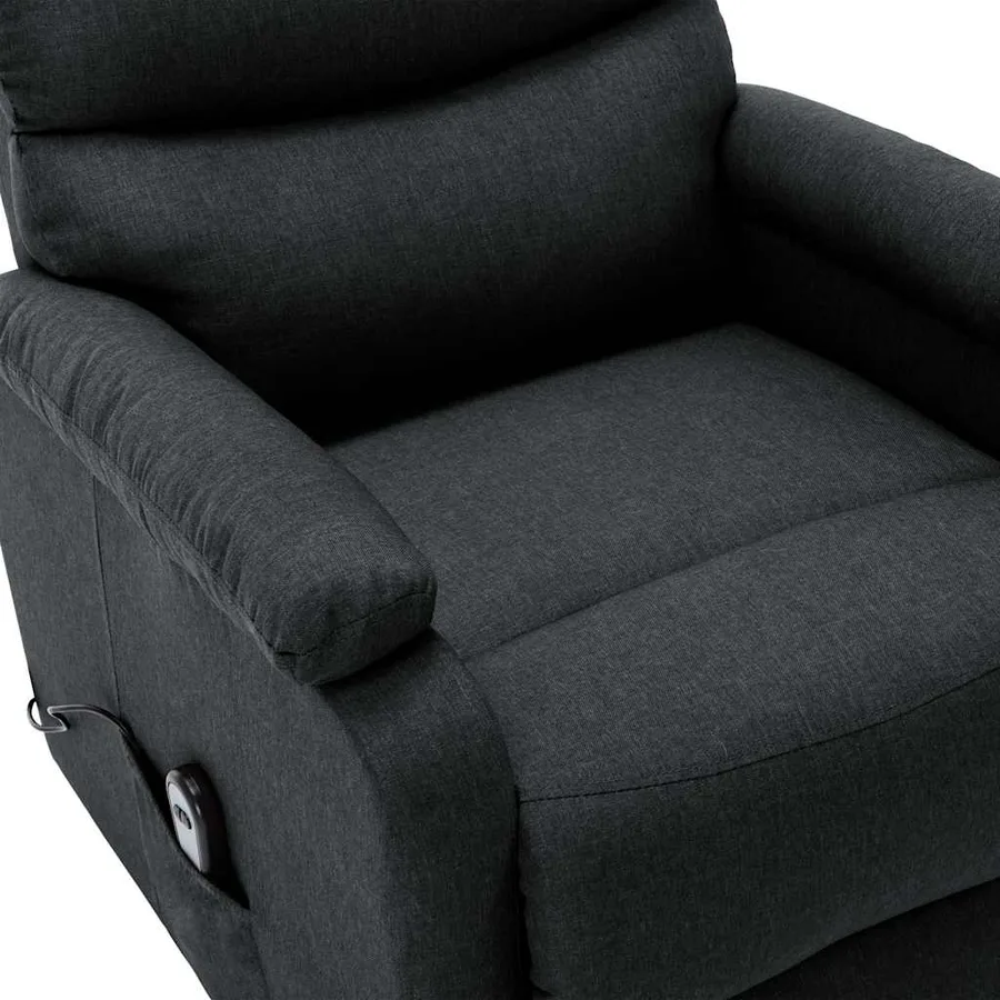 Fauteuil Gris foncé Tissu - 6