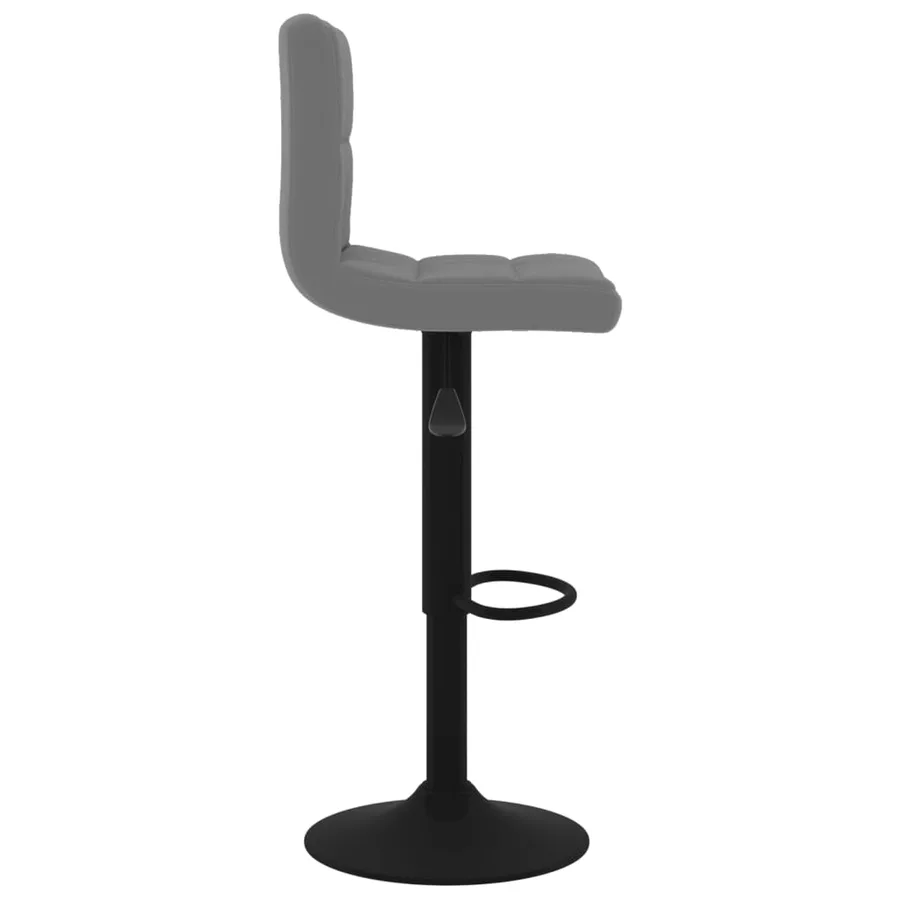 Tabouret de bar Gris foncé Velours - 4