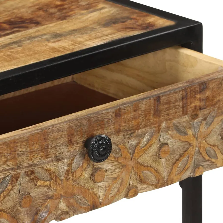 Table console 100x35x75 cm Bois de manguier massif - 6
