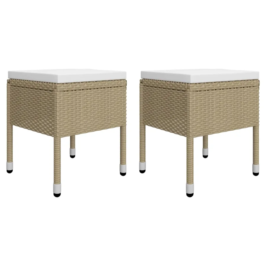 Ensemble à manger de jardin 9 pcs Beige - 13