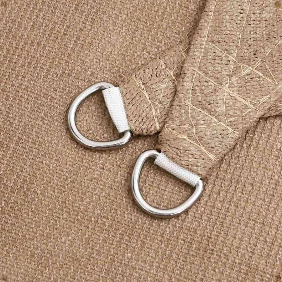 Voile d'ombrage 160 g/m² Taupe 2,5x3,5 m PEHD - 5