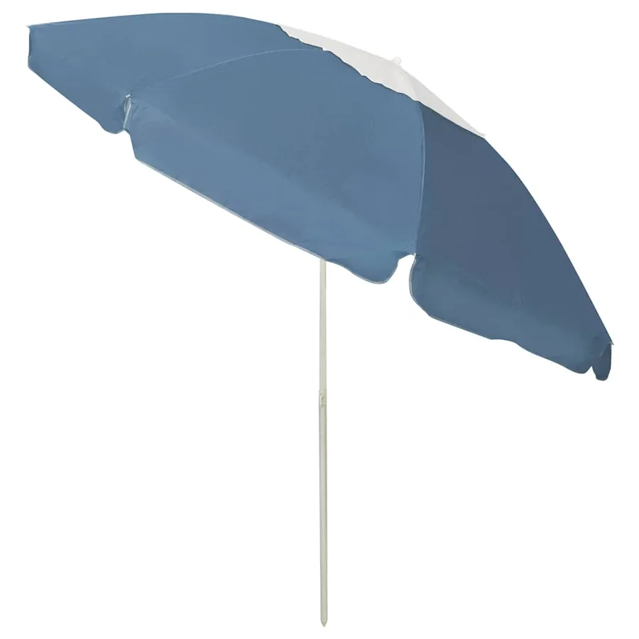 Parasol de plage bleu 240 cm - 3