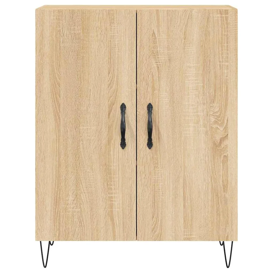 Buffet haut Chêne sonoma 69,5x34x180 cm Bois d'ingénierie - 8