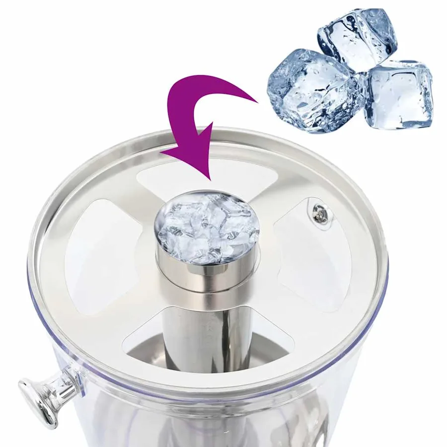 Distributeur de jus en acier inoxydable 8 L - 6