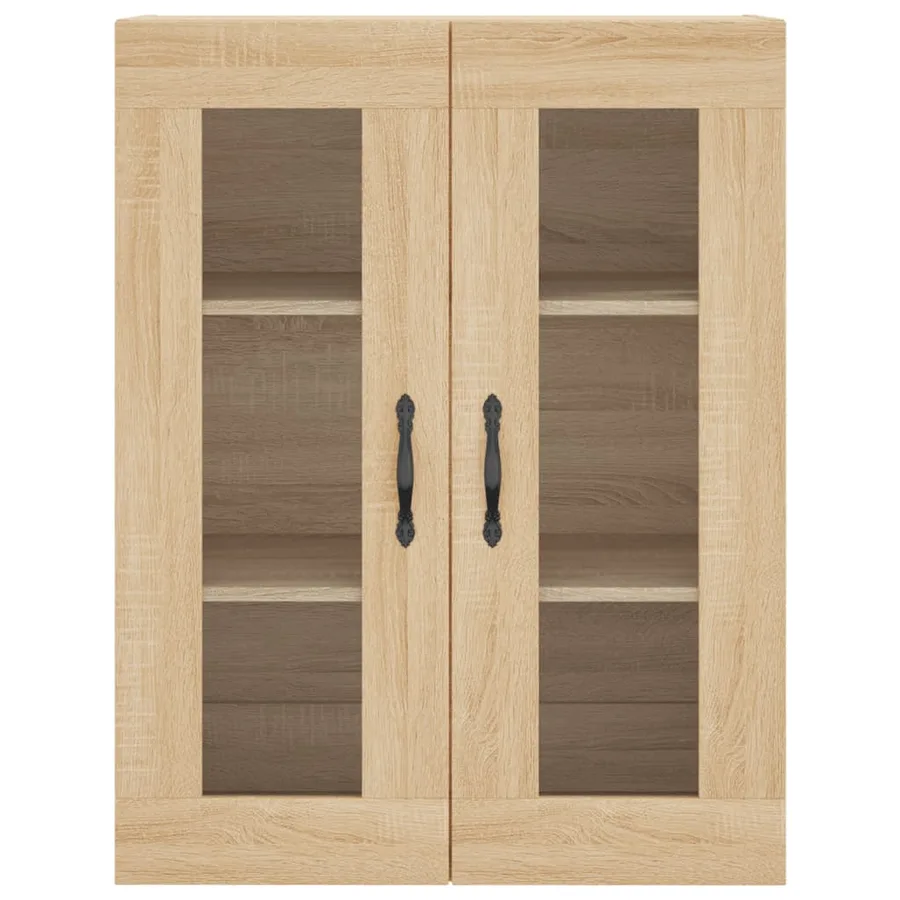 Armoires murales 2 pcs chêne sonoma bois d'ingénierie - 6