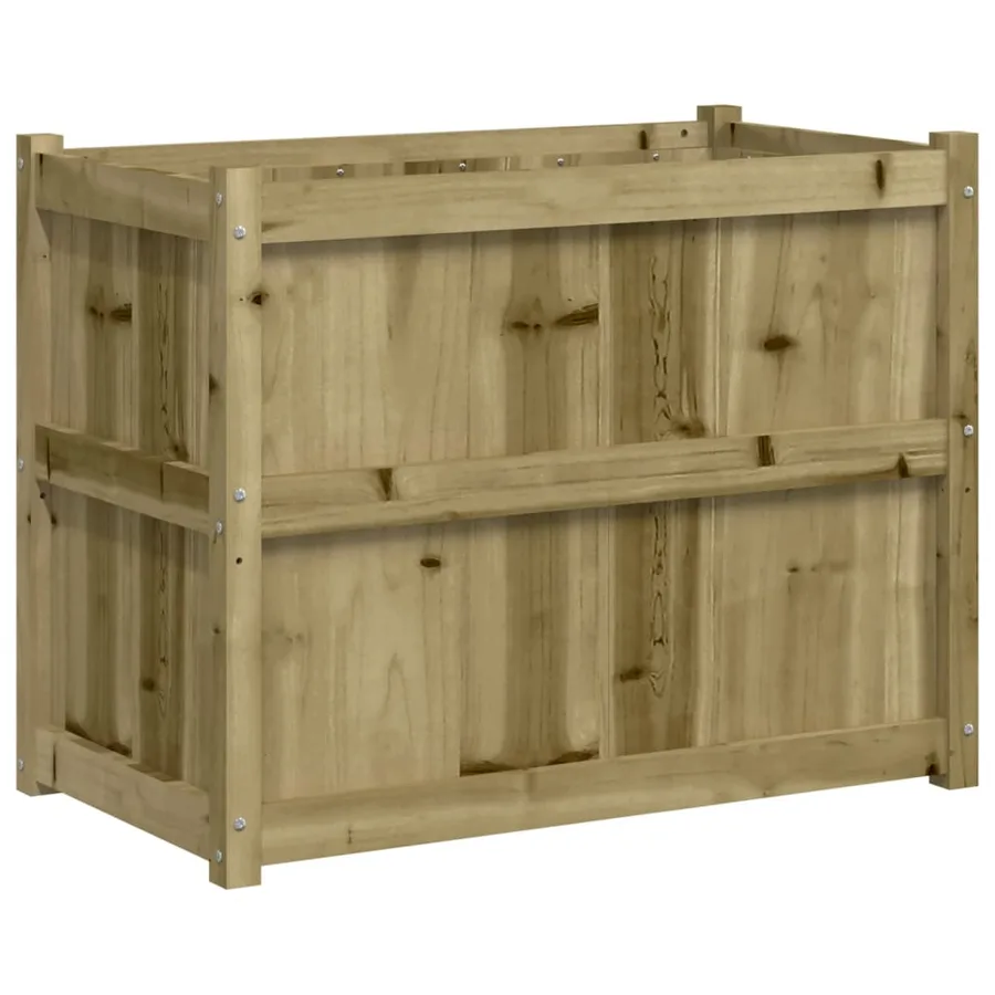 Jardinière 90x50x70 cm bois de pin imprégné - 7