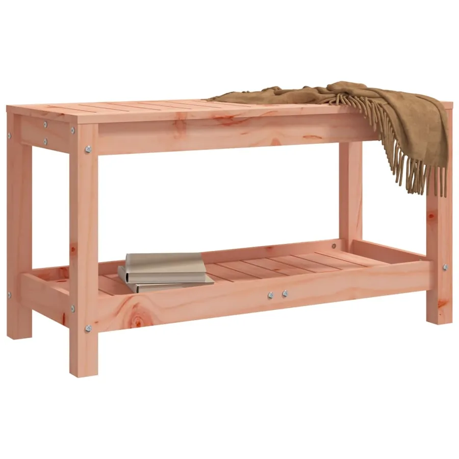 Banc de jardin 82,5x35x45 cm bois massif Douglas - 3