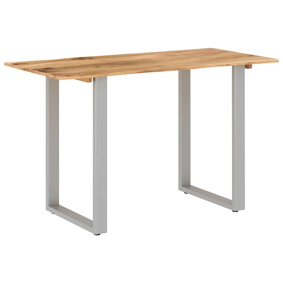 Table de salle à manger 118x58x76 cm Bois d'acacia solide - 9