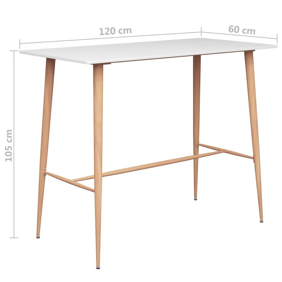 Ensemble de bar 3 pcs Blanc - 12