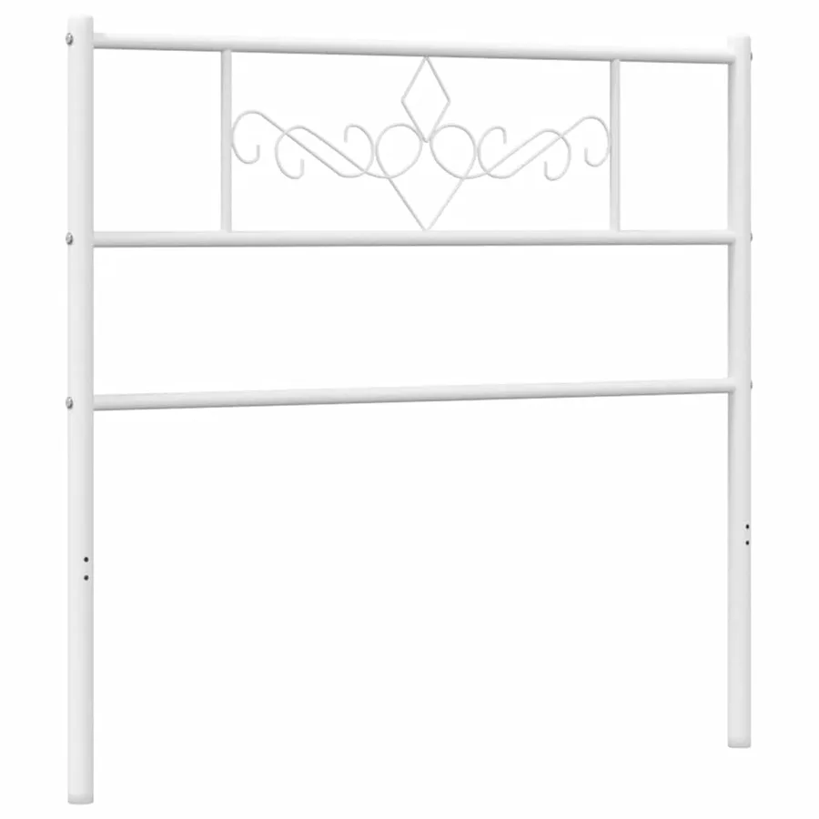 Tête de lit de remplacement métal blanc 75 cm - 2