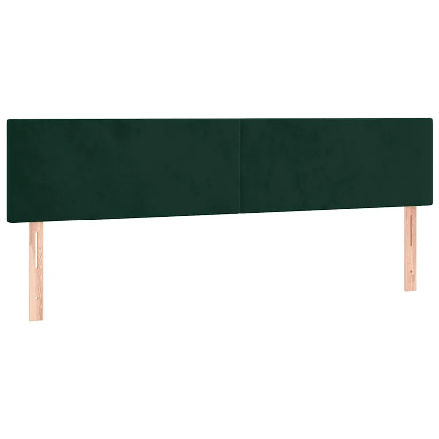 Sommier à lattes de lit avec matelas LED Vert foncé 180x200 cm - 7