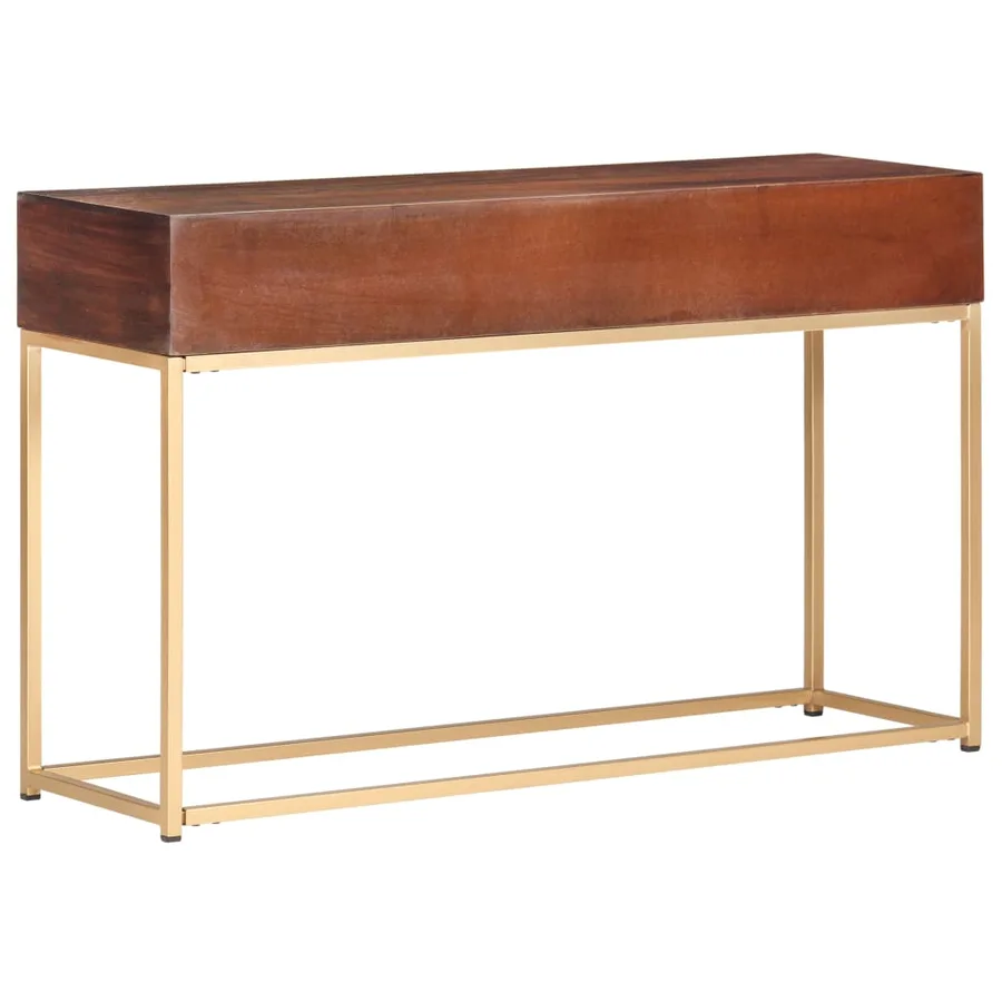 Console en bois de manguier massif 122 x 36 x 75 cm - 4