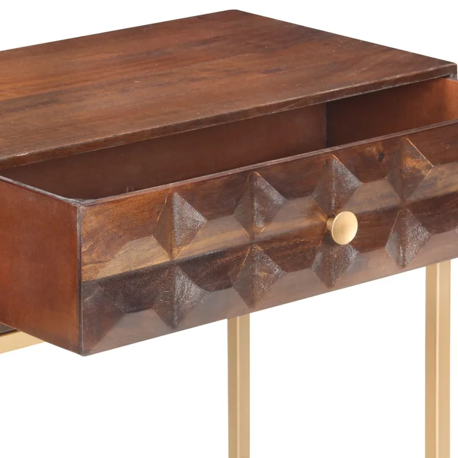 Console en bois de manguier massif 122 x 36 x 75 cm - 5