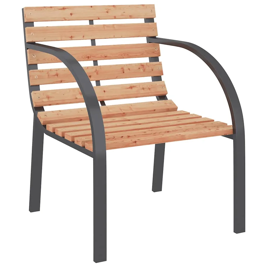 Chaises de jardin lot de 2 Bois - 3
