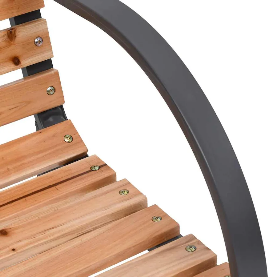 Chaises de jardin lot de 2 Bois - 8