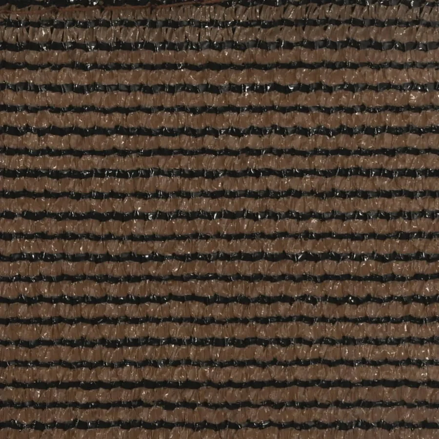 Voile d'ombrage 160 g/m² Marron 4x5 m PEHD - 9