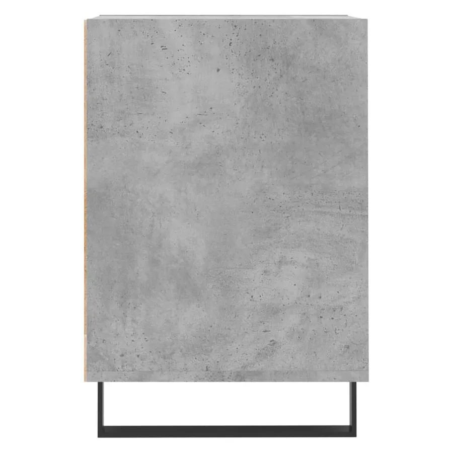 Meuble TV Gris béton 100x35x55 cm Bois d'ingénierie - 7