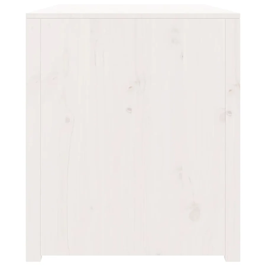 Armoire de cuisine d'extérieur MEPPEL blanc bois de pin massif - 5