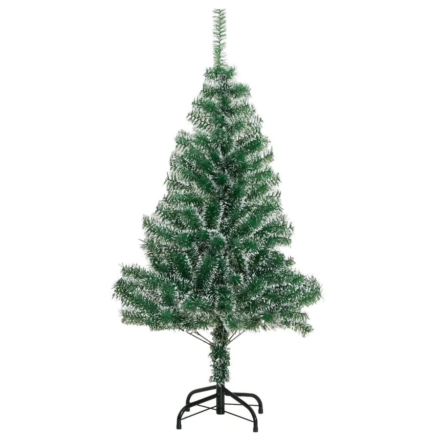 Sapin de Noël artificiel avec neige floquée vert 120 cm - 2