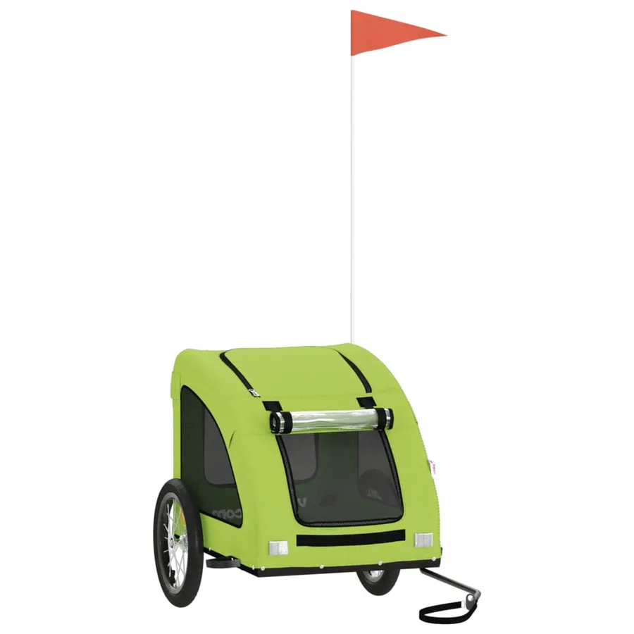 Remorque de vélo pour animaux de compagnie vert - 2