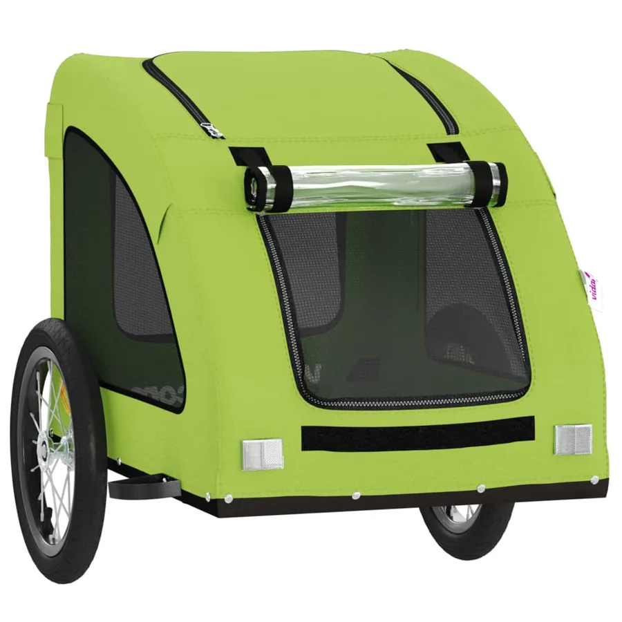 Remorque de vélo pour animaux de compagnie vert - 5