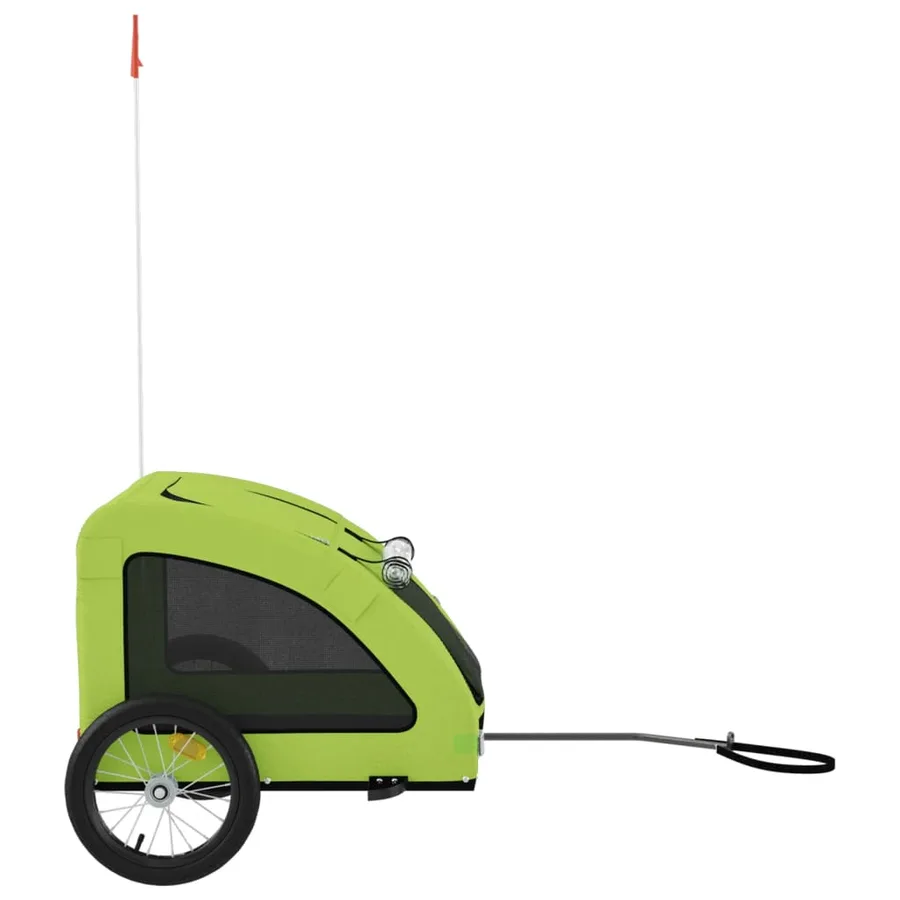 Remorque de vélo pour animaux de compagnie vert - 6
