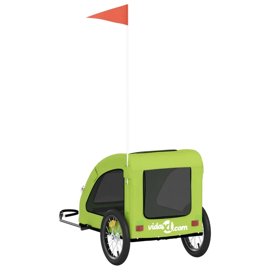 Remorque de vélo pour animaux de compagnie vert - 8