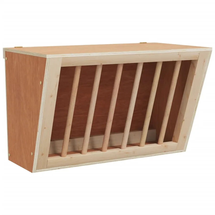 Mangeoire à foin pour lapins 37x18,5x23 cm bois massif sapin - 2