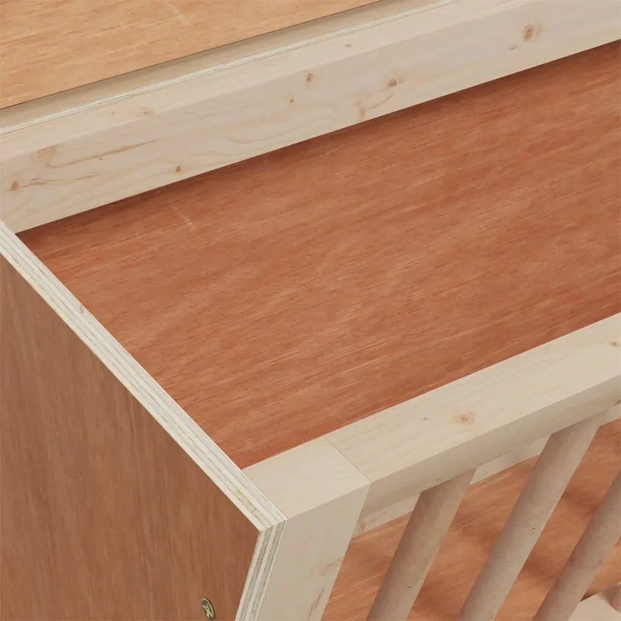 Mangeoire à foin pour lapins 37x18,5x23 cm bois massif sapin - 8