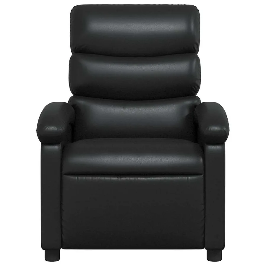 Fauteuil inclinable Noir Similicuir - 4