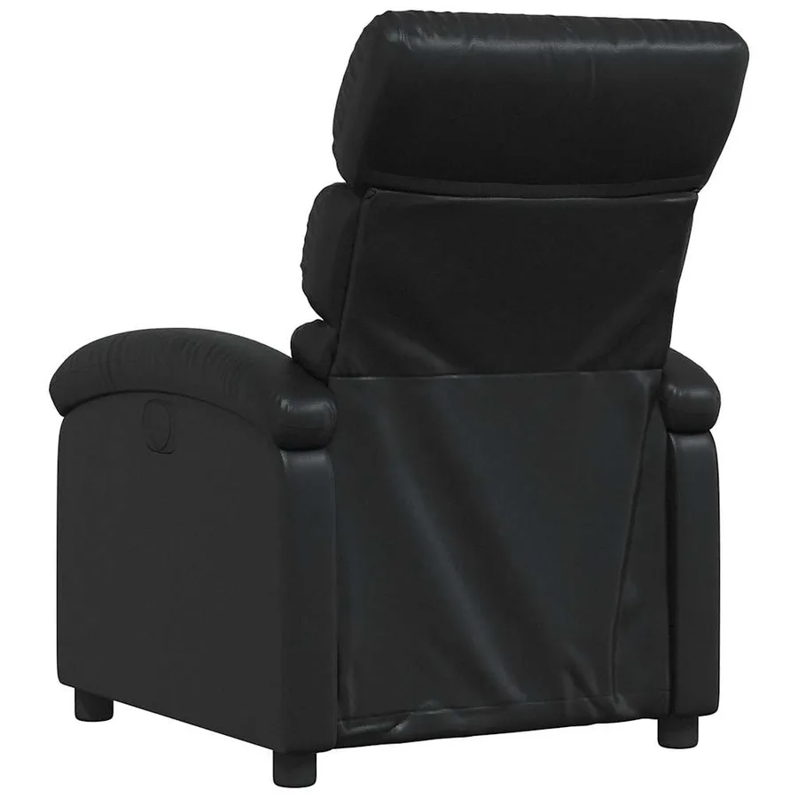Fauteuil inclinable Noir Similicuir - 6