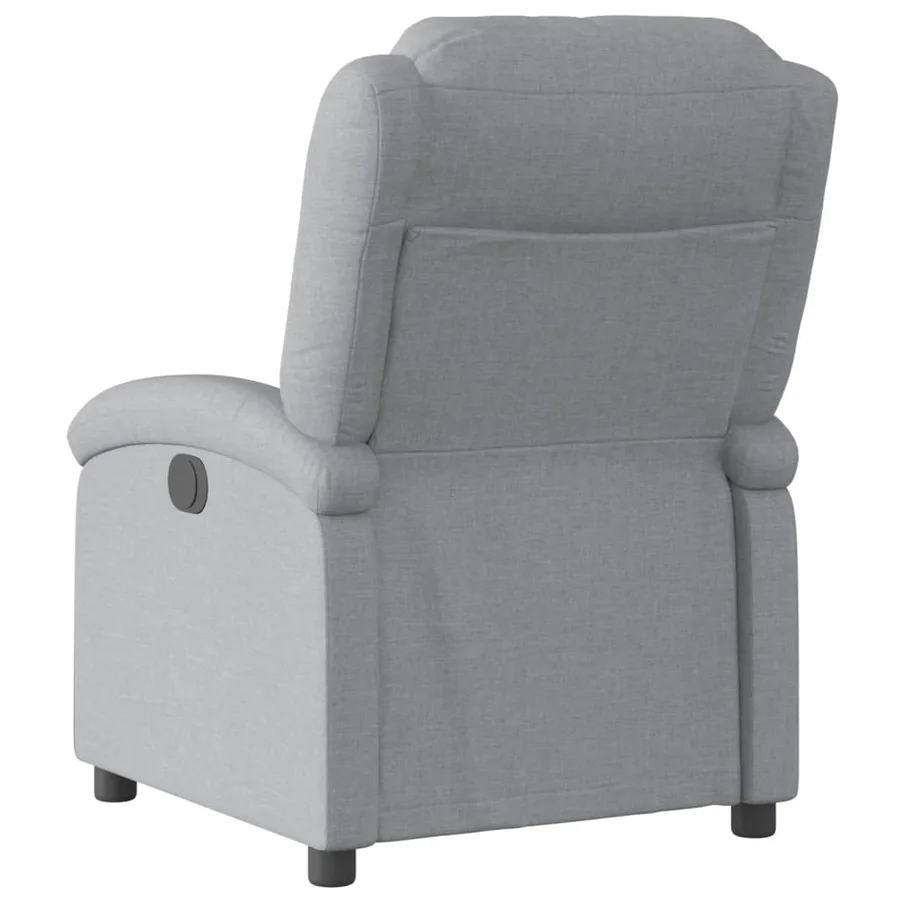 Fauteuil inclinable Gris clair Tissu - 5