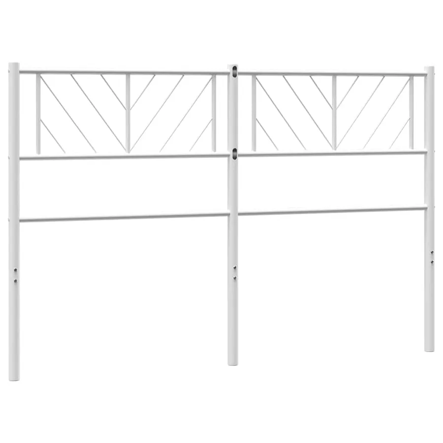 Tête de lit de remplacement métal blanc 135 cm - 6