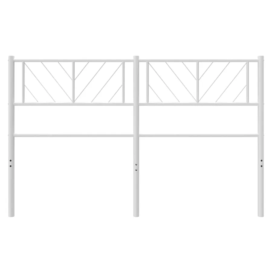 Tête de lit de remplacement métal blanc 150 cm - 4
