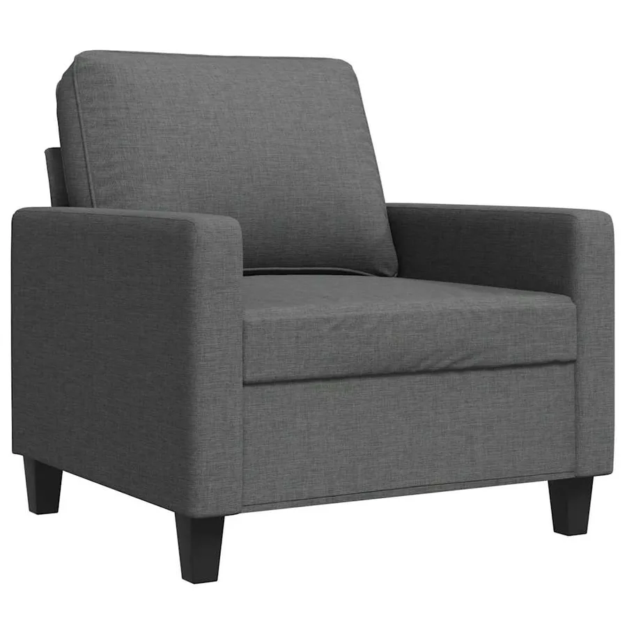 Fauteuil Gris foncé 60 cm Tissu - 2