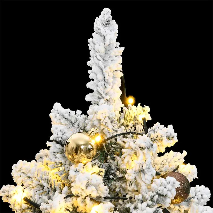 Sapin de Noël artificiel articulé 150 LED et boules 120 cm - 2