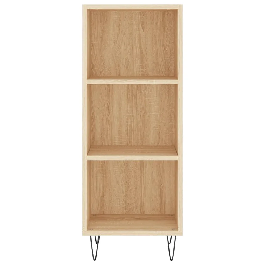 Buffet haut Chêne sonoma 34,5x34x180 cm Bois d'ingénierie - 6