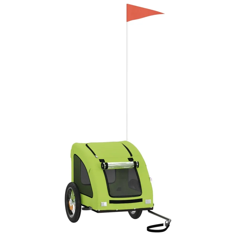 Remorque de vélo pour animaux de compagnie vert - 2
