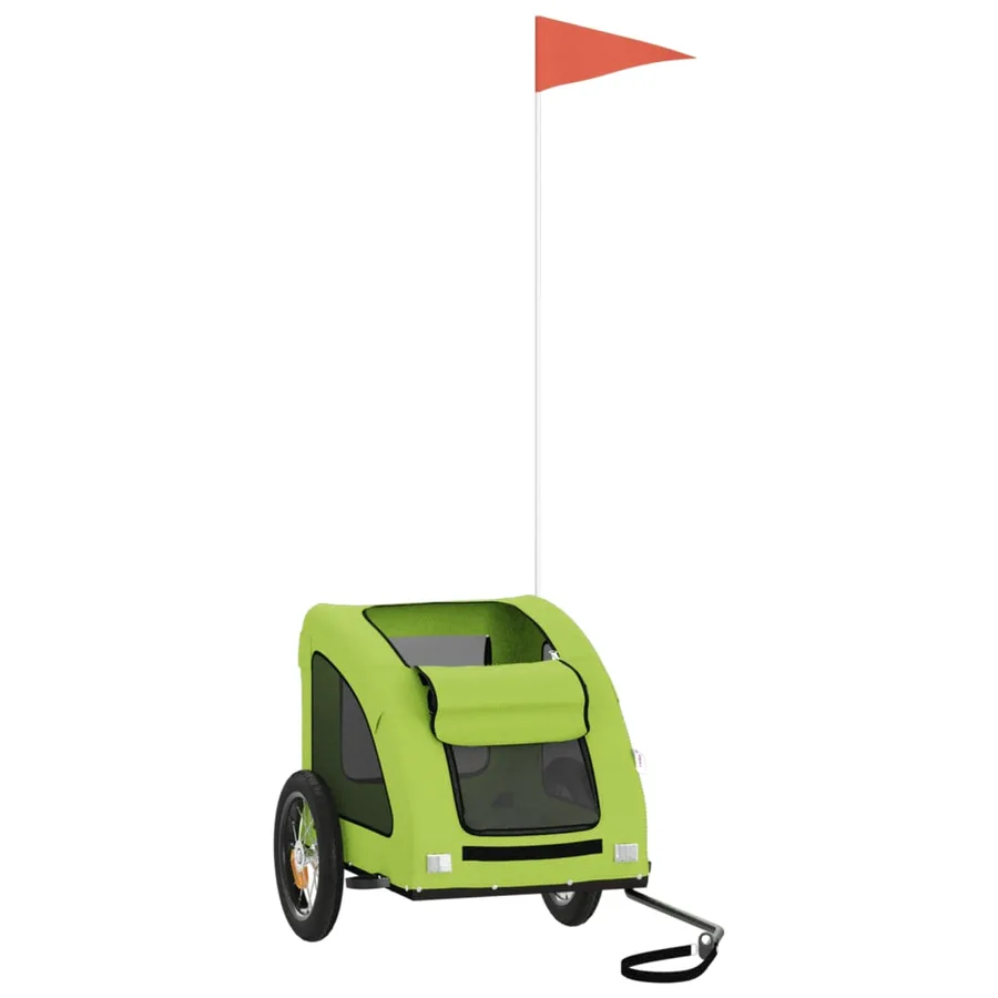 Remorque de vélo pour animaux de compagnie vert - 3