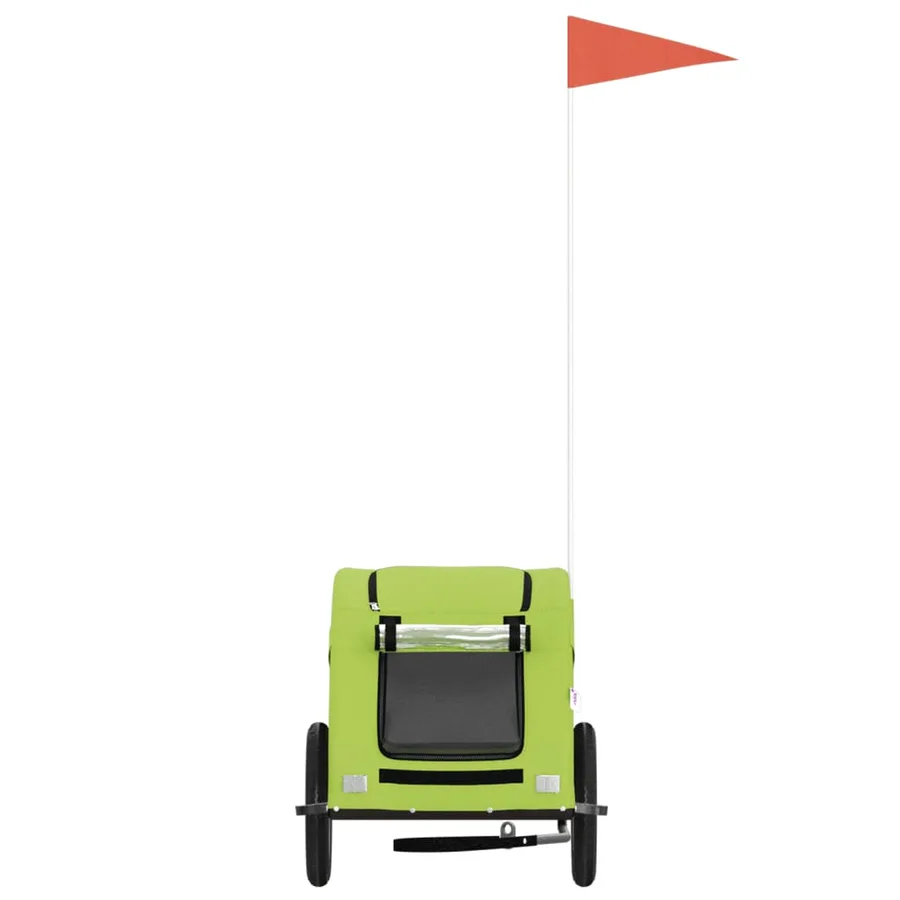 Remorque de vélo pour animaux de compagnie vert - 4