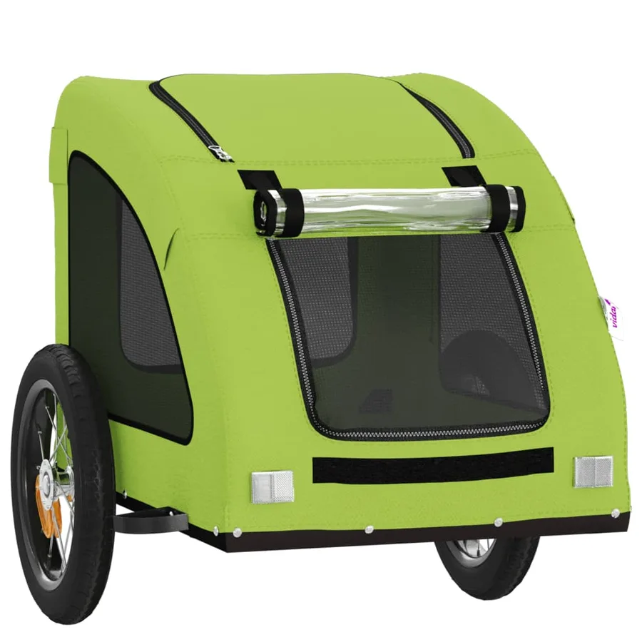 Remorque de vélo pour animaux de compagnie vert - 5
