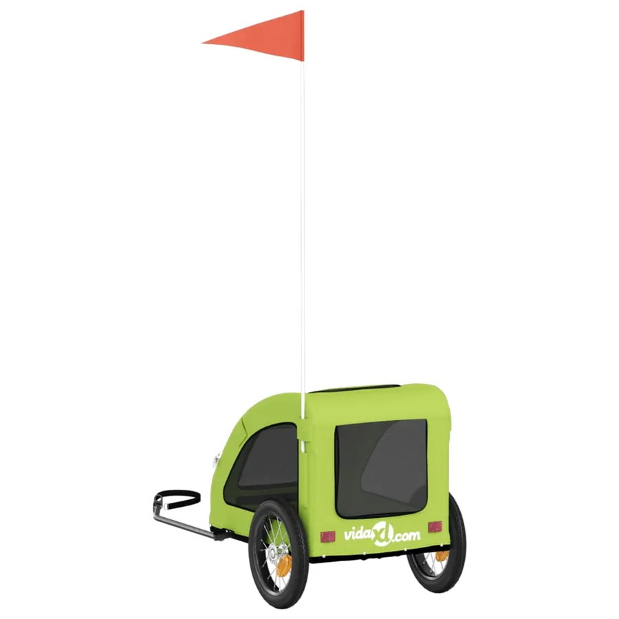 Remorque de vélo pour animaux de compagnie vert - 8
