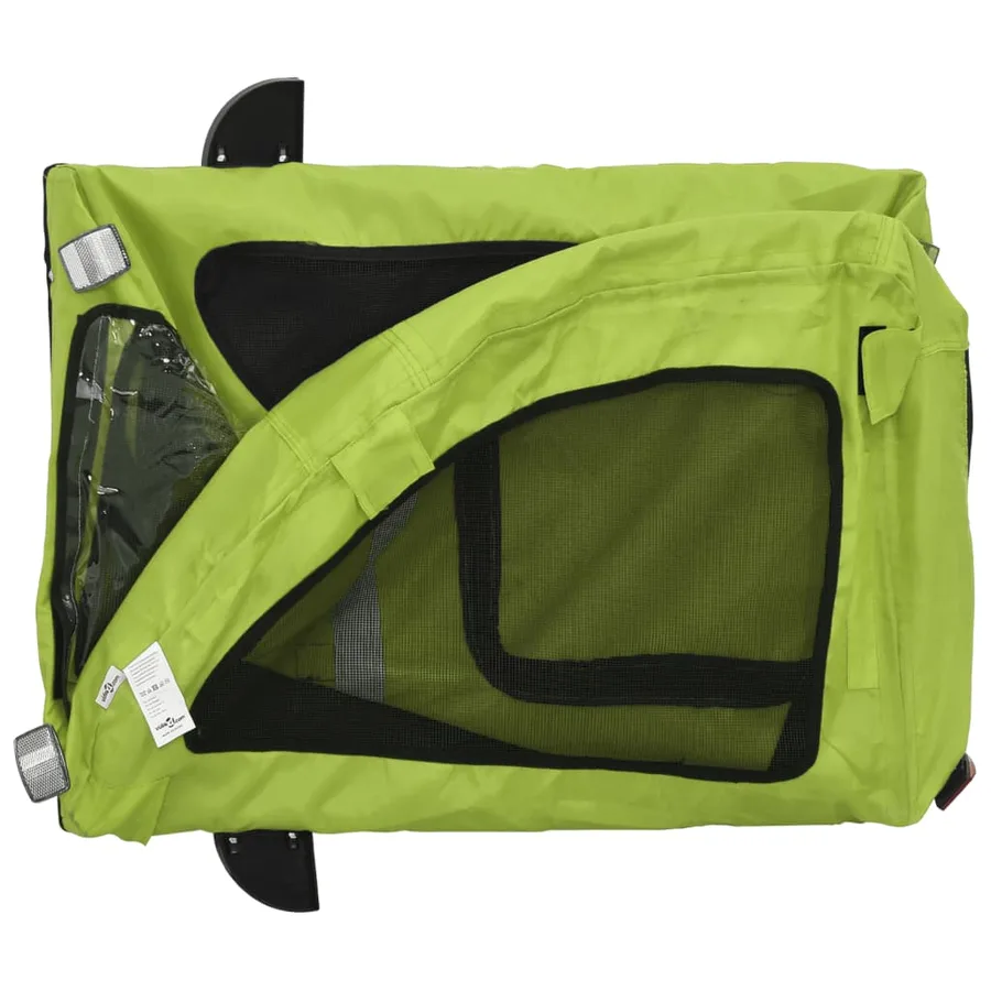 Remorque de vélo pour animaux de compagnie vert - 9