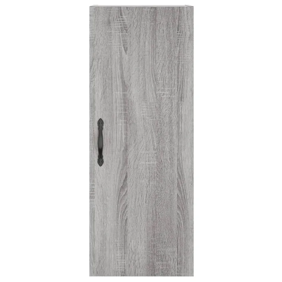Buffet haut Sonoma gris 34,5x34x180 cm Bois d'ingénierie - 6
