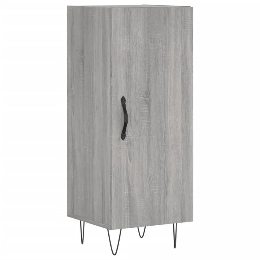 Buffet haut Sonoma gris 34,5x34x180 cm Bois d'ingénierie - 7