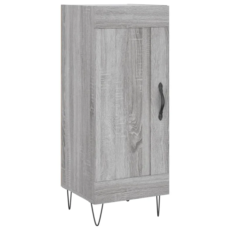 Buffet haut Sonoma gris 34,5x34x180 cm Bois d'ingénierie - 7