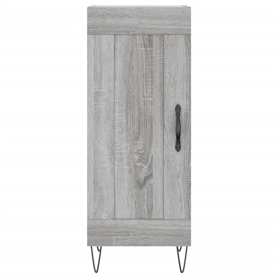 Buffet haut Sonoma gris 34,5x34x180 cm Bois d'ingénierie - 8